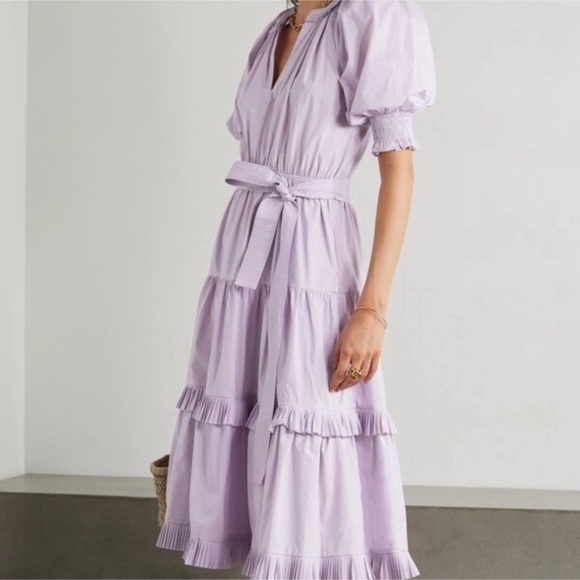 Ulla Johnson Dasha Midi Dress Sz 10 - Picture 2 of 4